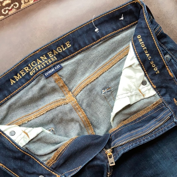 AE Men’s 33x30 Extreme Flex Bootcut Jeans - Picture 3 of 7